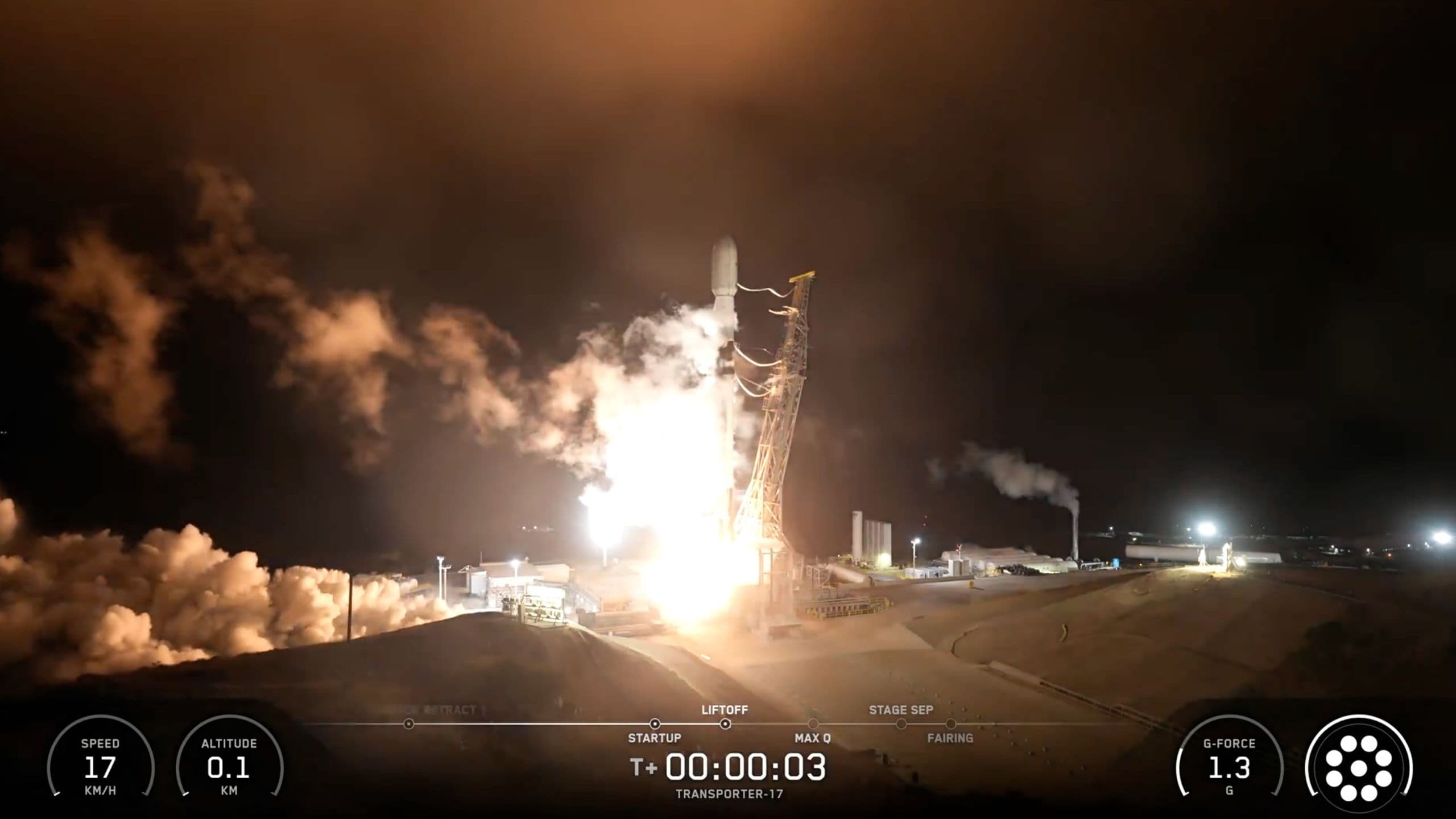 SpaceX launches 81 satellites to orbit from California, lands rocket on ship at sea - Space