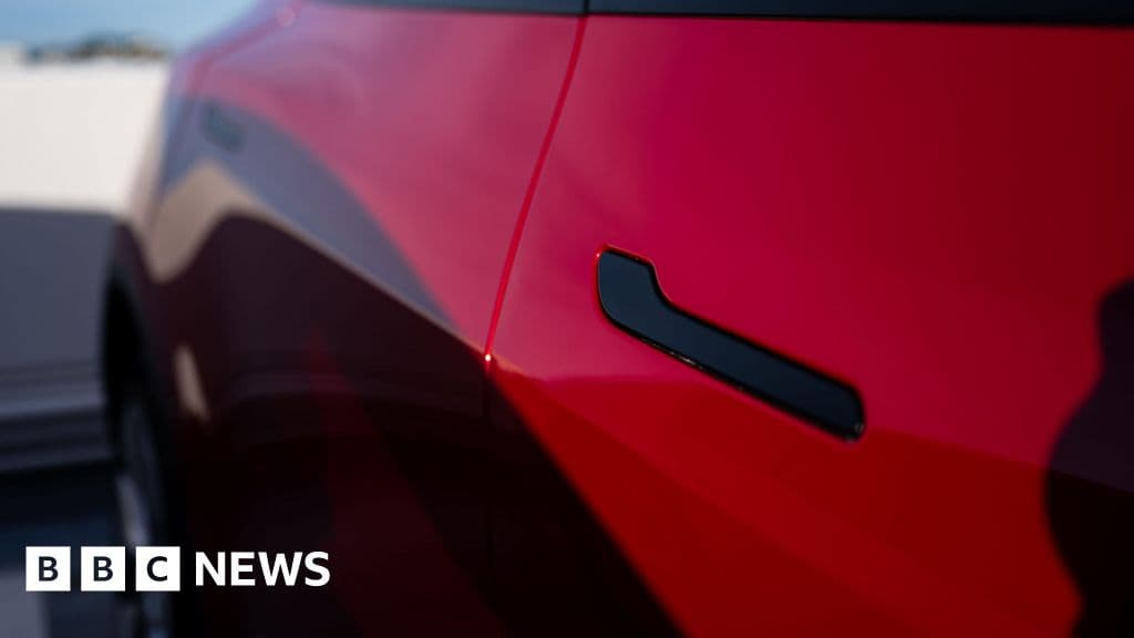 China bans hidden car door handles over safety concerns - BBC