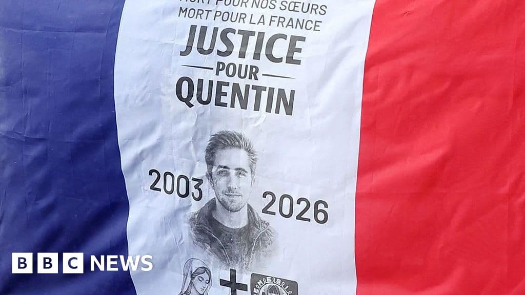 Student death puts French far-left under pressure - BBC