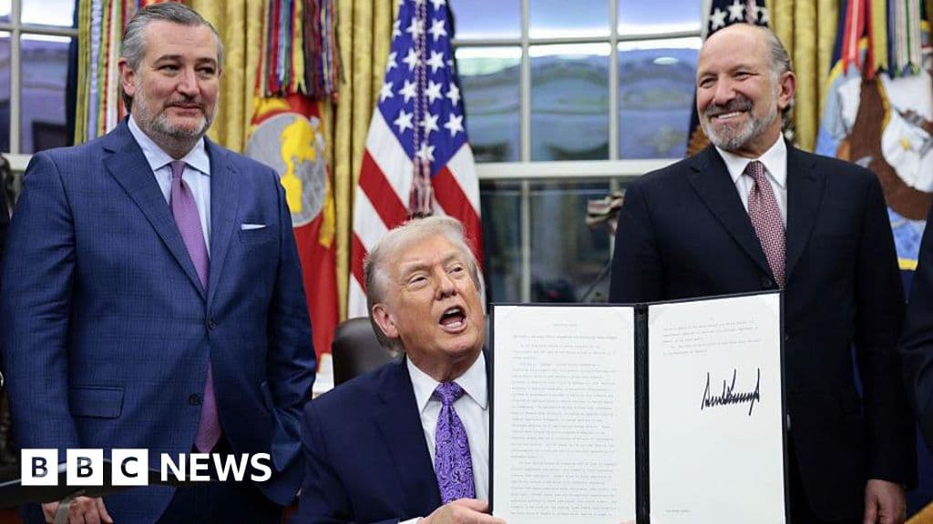 Trump signs order blocking states from enforcing own AI rules - BBC