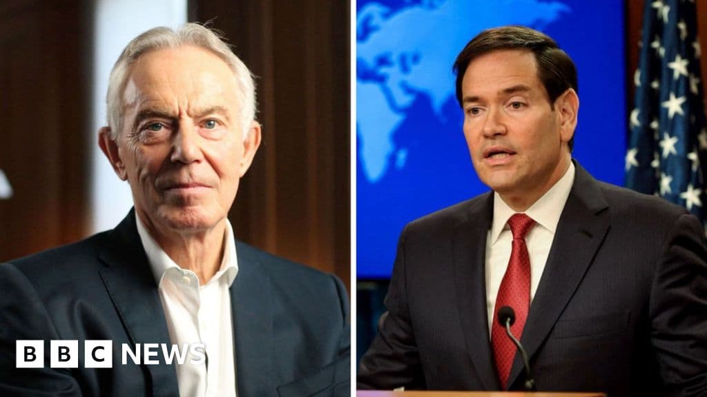 Blair and Rubio among names on Gaza 'Board of Peace' - BBC