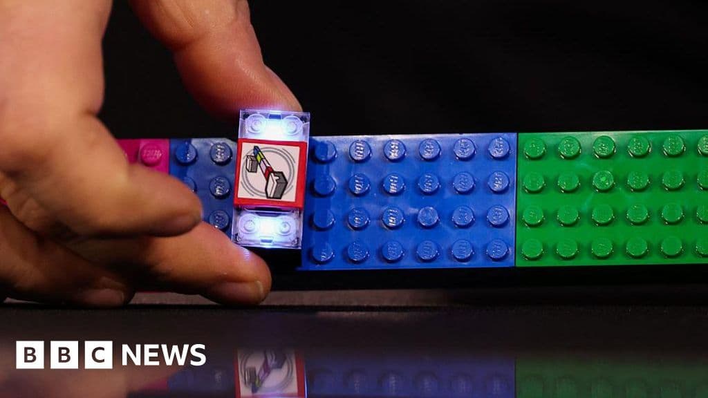 Lego unveils tech-filled Smart Bricks - to play experts' dismay - BBC