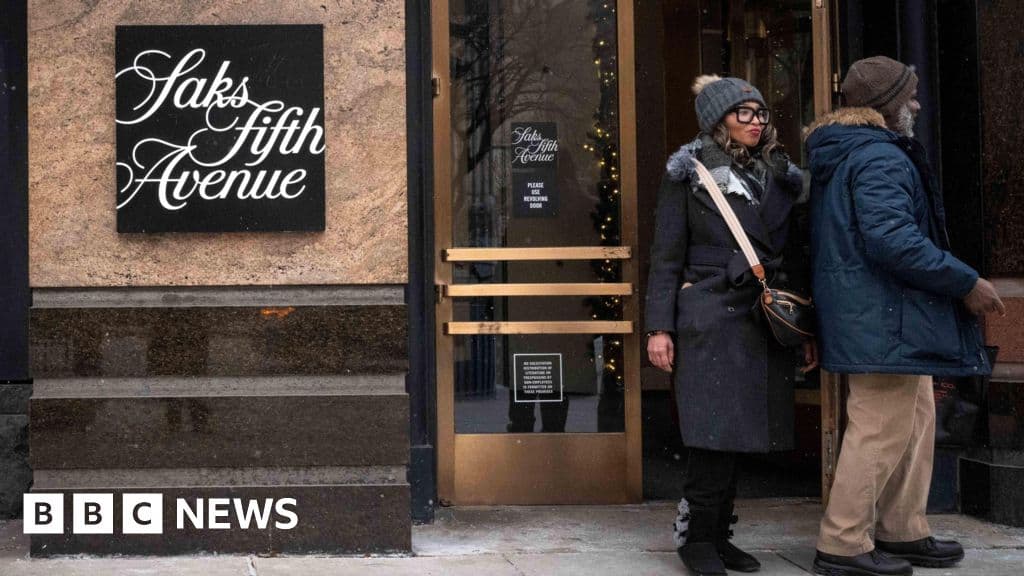 'Out of stock': What went wrong at luxury retailer Saks? - BBC