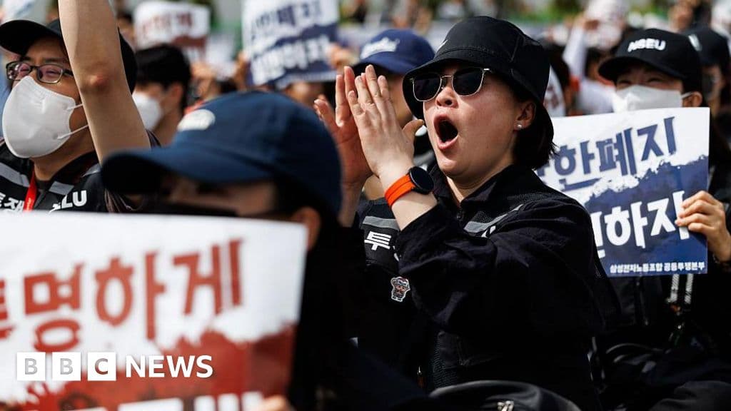 Samsung strike on hold - but the fight isn't over yet. Why? - BBC