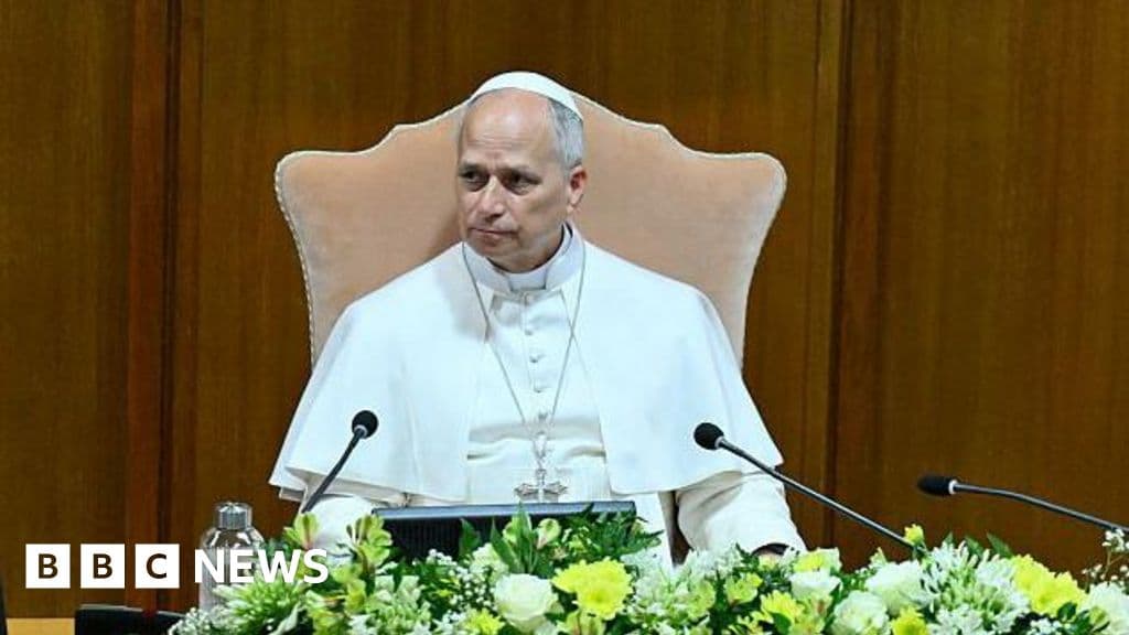 Pope Leo says AI must be 'disarmed' in first major teaching - BBC