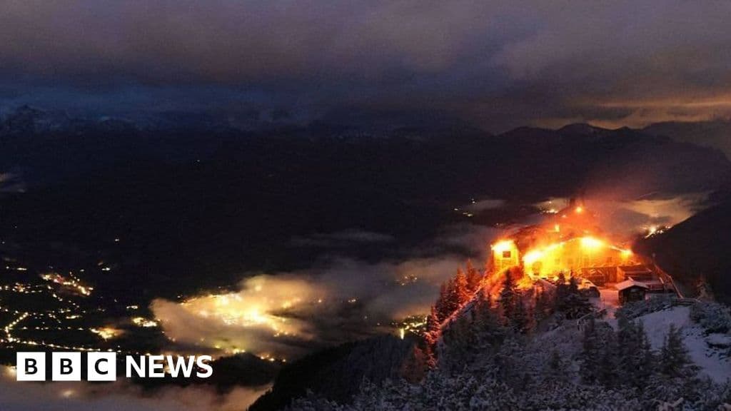 Man arrested after fire at Hitler's mountaintop Eagle's Nest retreat - BBC