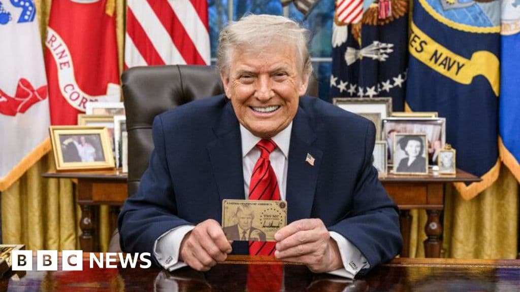 Trump launches $1m 'gold card' immigration visas - BBC