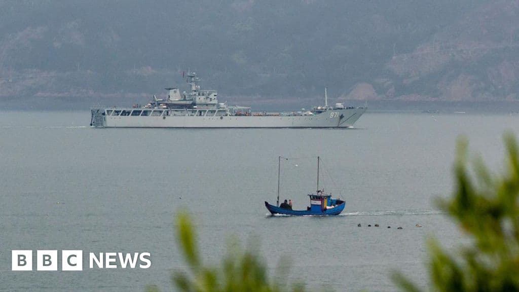 China to hold military drills around Taiwan as warning to 'separatist forces' - BBC