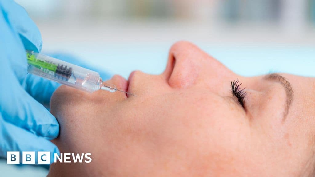 Warning over cosmetic face fillers as scans reveal new details of risks - BBC
