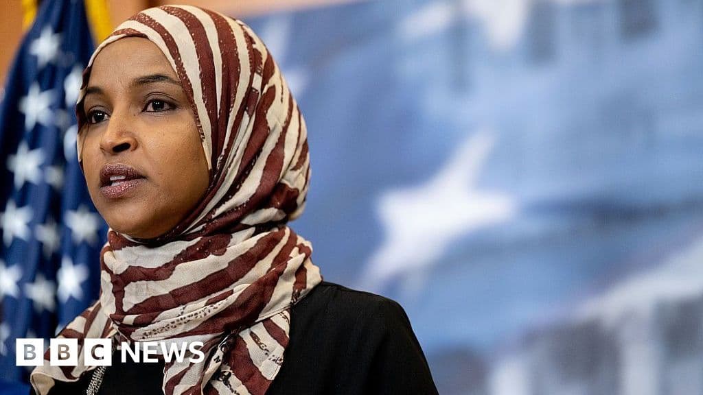 Ilhan Omar says 'bizarre' pre-dawn raid on her home is forcing her to leave - BBC