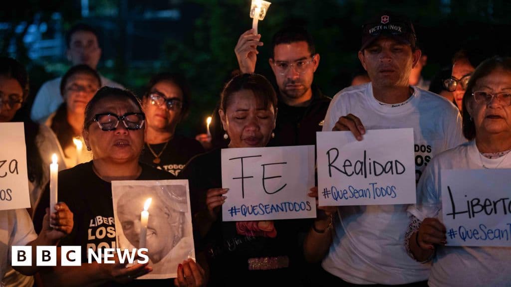 Trump administration says Venezuela has released jailed US citizens - BBC