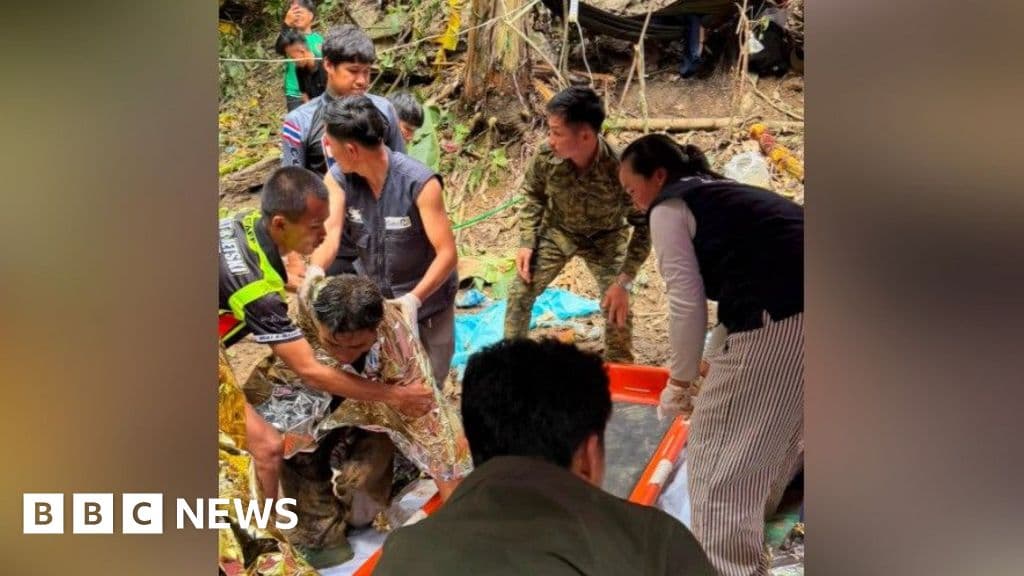 Four more men freed from flooded Laos cave - BBC