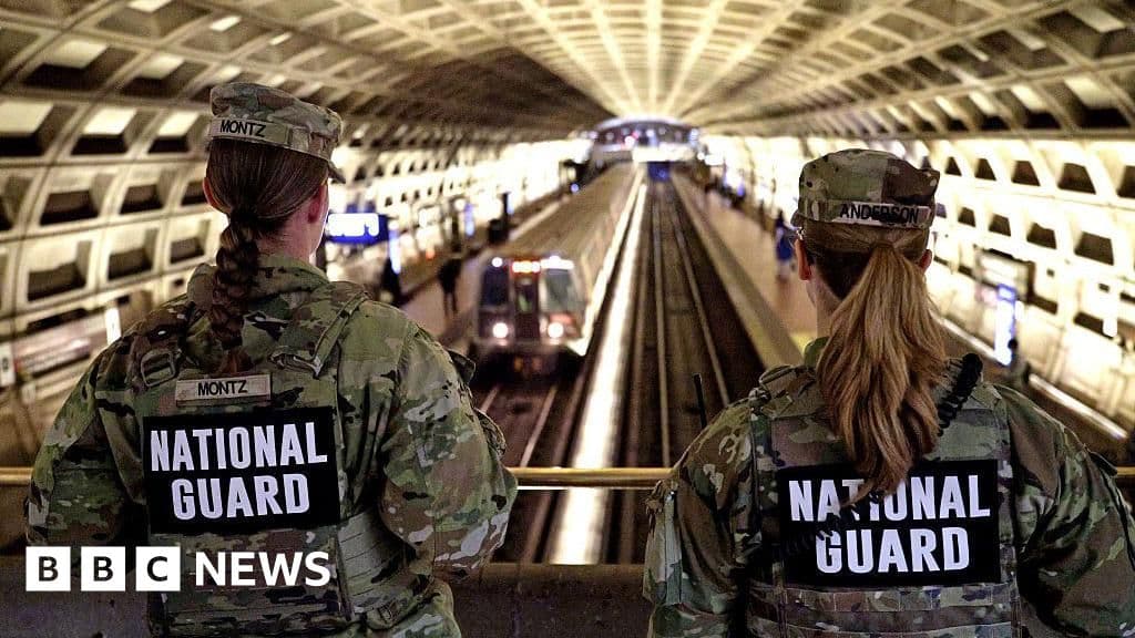 National Guardsman 'slowly healing' after being shot in Washington DC - BBC