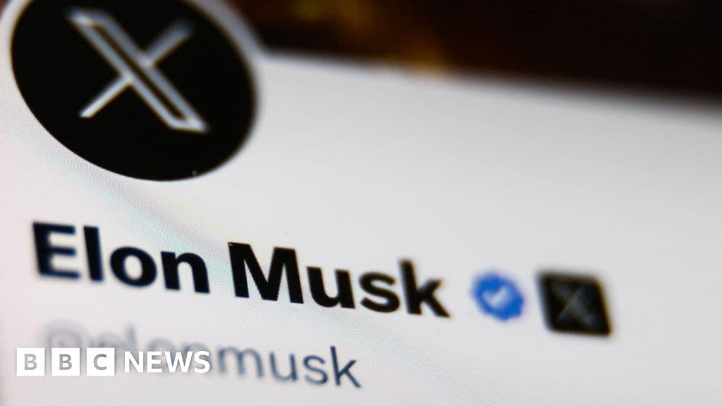 Elon Musk's X fined €120m over 'deceptive' blue ticks - BBC