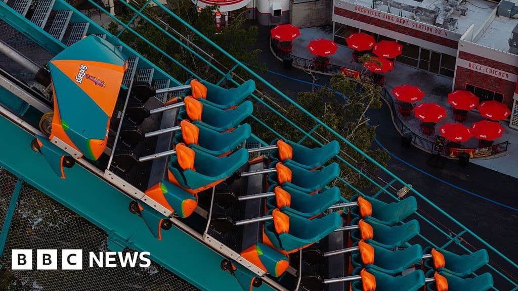 Six Flags adding seat belts to some rollercoasters following death - BBC