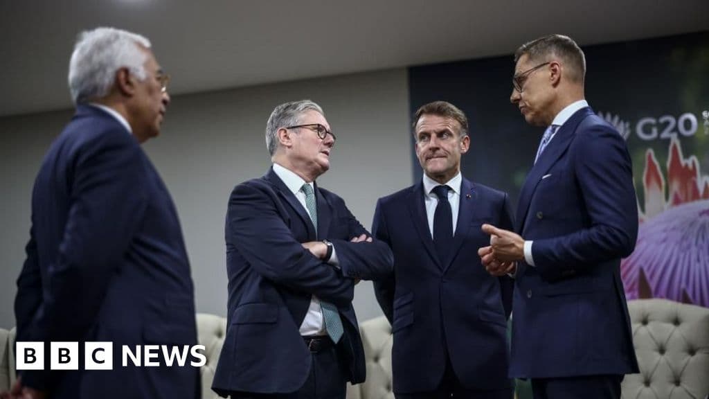 European leaders say US plan to end Ukraine war needs 'additional work' - BBC