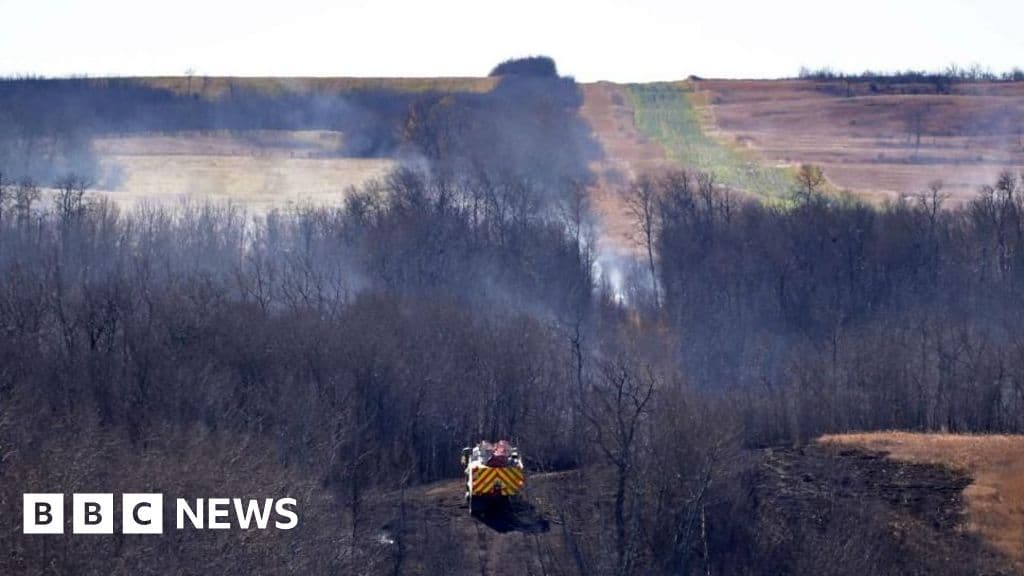 Deadly fire at Canada military base moved a kilometre 'in 30 to 60 seconds' - BBC