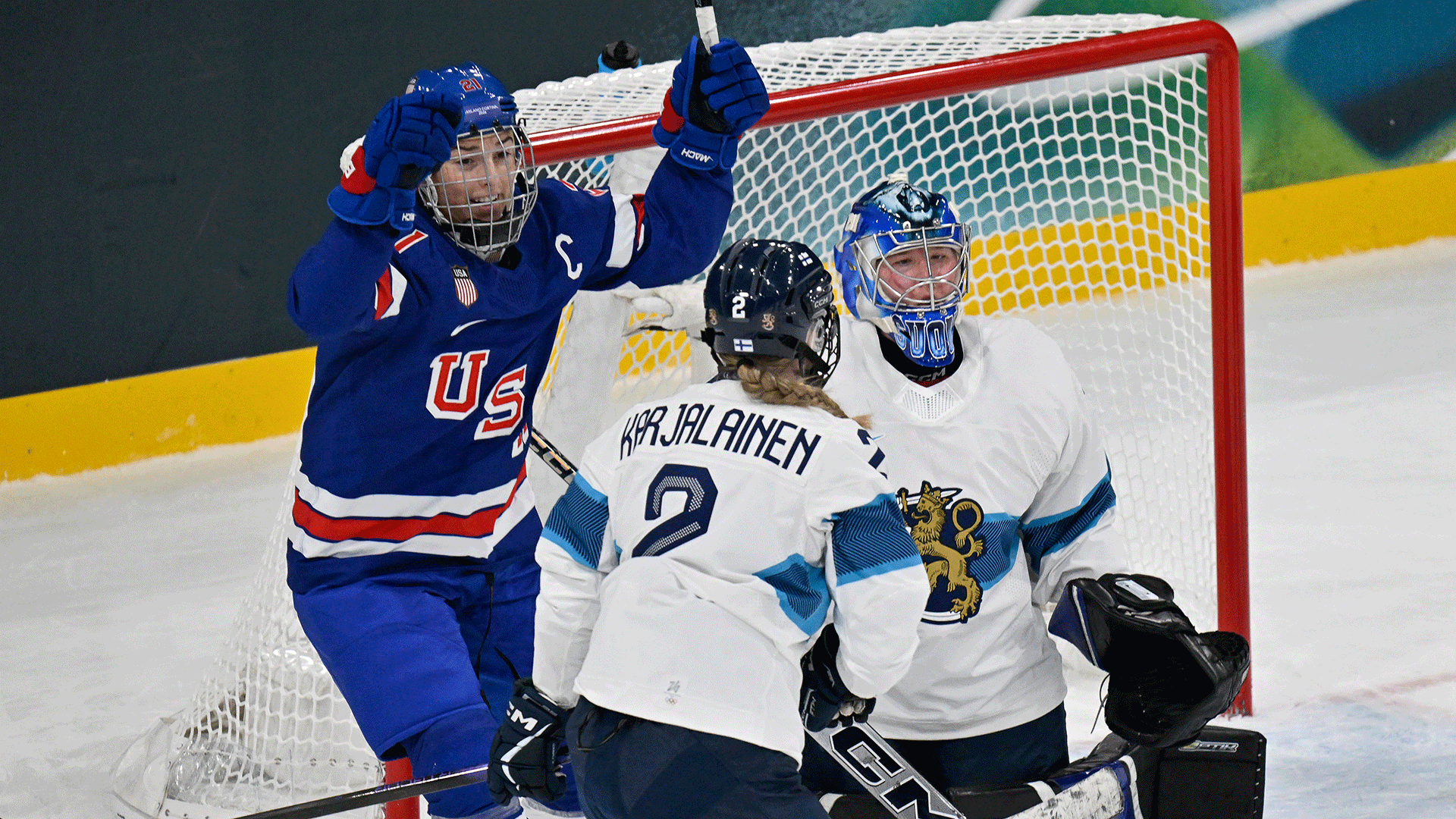 Hilary Knight ties U.S. Olympic goals record in Finland shutout - NBC Olympics