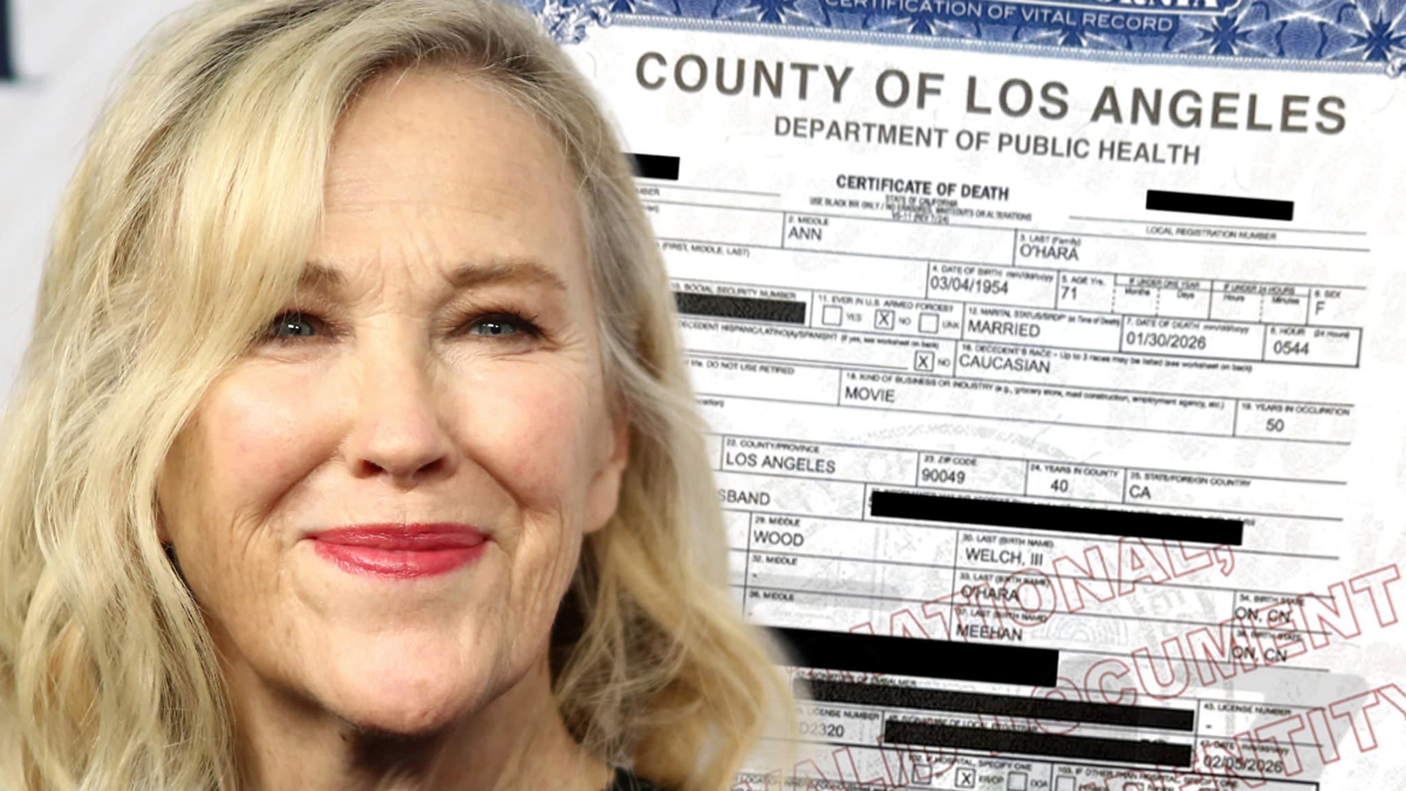 Catherine O'Hara Cause of Death Revealed - TMZ
