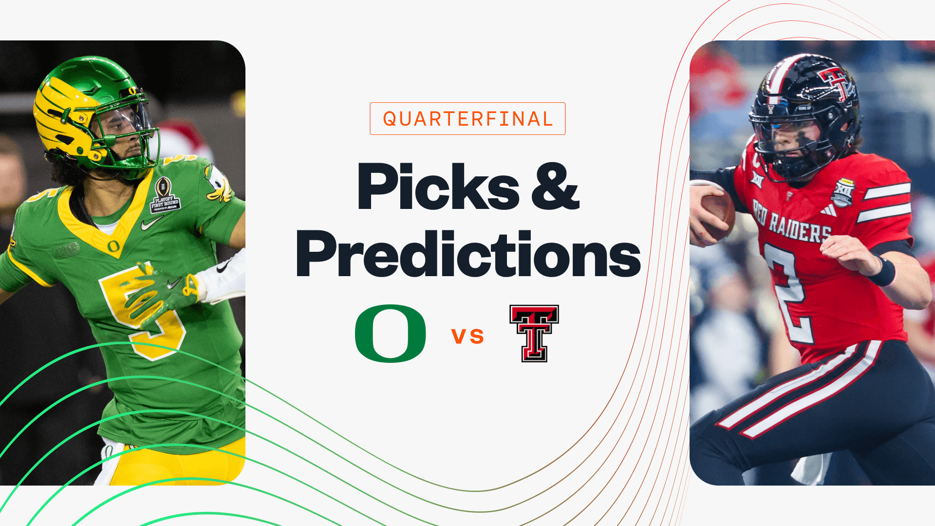 Oregon vs Texas Tech Prediction, Picks & Odds for Today's Orange Bowl CFP Quarterfinal Game - Covers.com