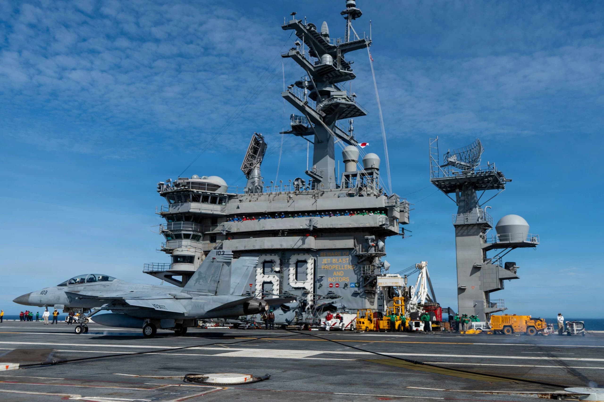 Four Injured After Landing Mishap Aboard USS Dwight D. Eisenhower, Crew Safely Recovered - news.usni.org